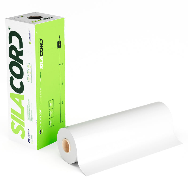 Silacord 750mm x 1500m GROEN/ZWART/WIT 20 Rollen