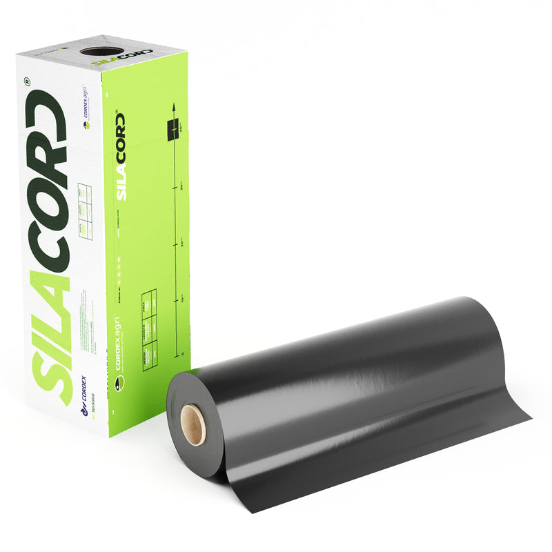 Silacord 750mm x 1500m GROEN/ZWART/WIT 20 Rollen