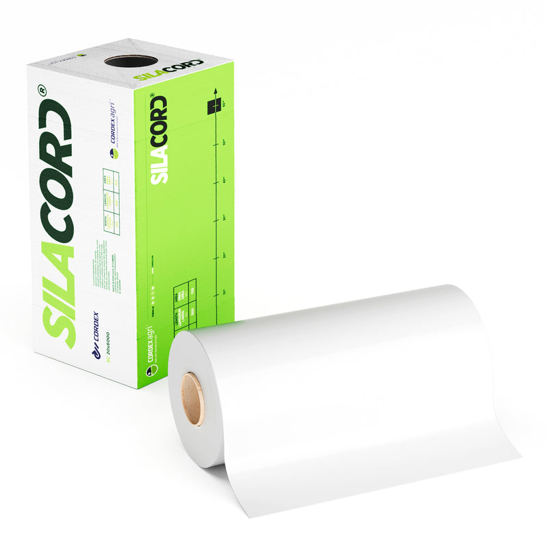 Silacord 500mm x 1800m GROEN/ZWART/WIT 32 Rollen